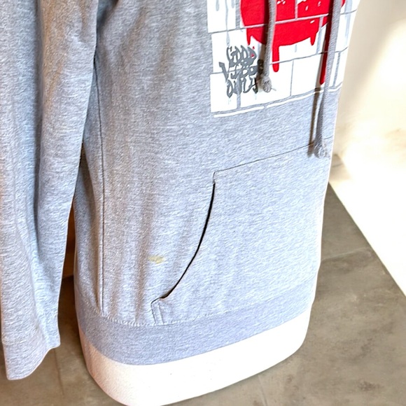 Flying Horse Baby Girl Gray Pullover Sweatshirt Hoodie - Picture 4 of 15